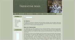 Desktop Screenshot of latinmassschedule.com