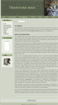 Mobile Screenshot of latinmassschedule.com